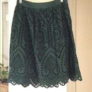 Beautiful eyelet Loft skirt